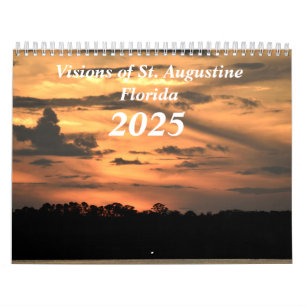 Visions de St. Augustine, Floride Calendrier 2025