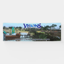 Visions Horizontal 2.5' x 8' Banner with Grommets