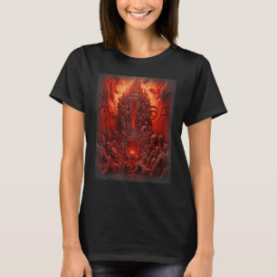 Visions of Hell Satan Devils Demons Monster Skelet T-Shirt