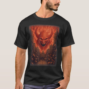 Visions of Hell Satan Devils Demons Monster Skelet T-Shirt