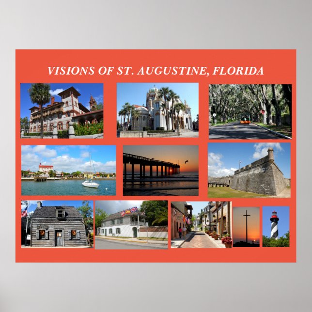 Visions of historic St. Augustine, Florida Poster (Front)