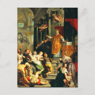 Visions of Ignatius by Peter Paul Rubens Postcard