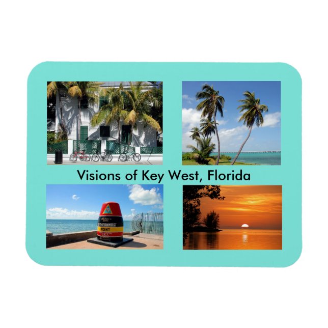 Visions of Key West, Florida Magnet (Horizontal)