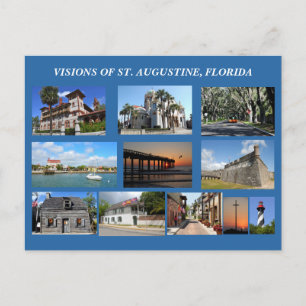 Visions of St. Augustine, Florida Postcard