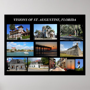 Visions of St. Augustine, Florida Poster