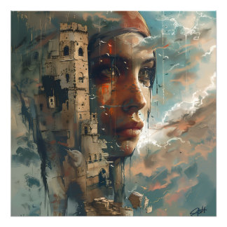 Visions of Time - Fortified Memories Art Print