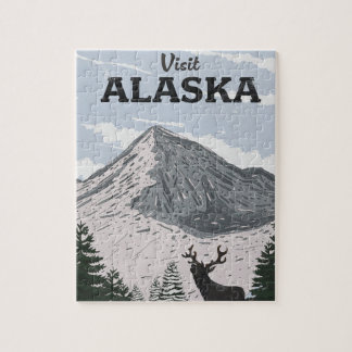 Visit Alaska Jigsaw Puzzle