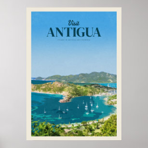 Visit Antigua Poster