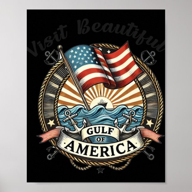 Visit Beautiful Gulf Of America  Poster (Front)