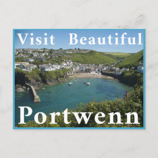 Visit Beautiful Portwenn Postcard