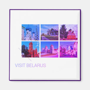 Visit Belarus Country View Travel Magnet