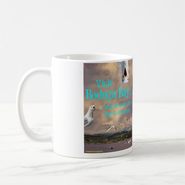 Visit Bodega Bay! Coffee Mug (Left)