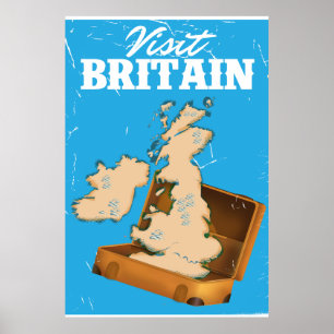 Visit Britain vintage travel poster