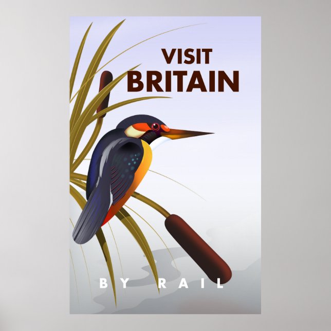 Visit Britain vintage travel poster. Poster (Front)