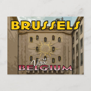 Visit Brussels, Belgium Postcard