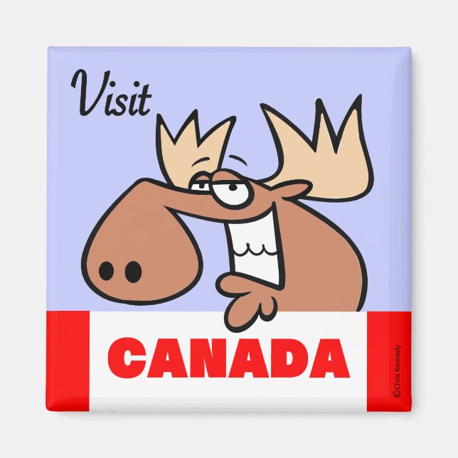 Visit Canada fridge magnet (Front)