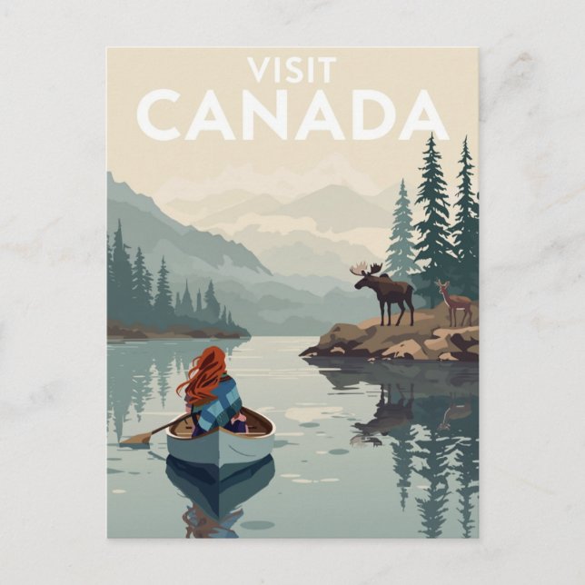 Visit Canada Wilderness Postcard (Front)