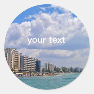 Visit Cyprus Classic Round Sticker