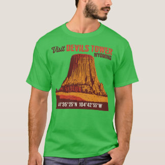 Visit Devils Tower Funny T-Shirt