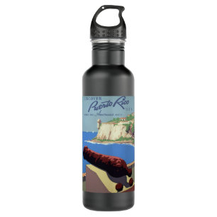 Visit El Morro Fortress, Puerto Rico, Old San Juan 710 Ml Water Bottle
