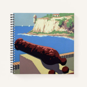Visit El Morro Fortress, Puerto Rico, Old San Juan Notebook