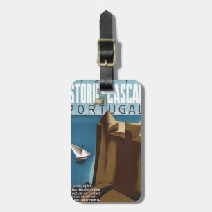 Visit Estoril Cascais Portugal Luggage Tag