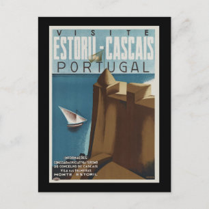 Visit Estoril-Cascais Portugal Postcard