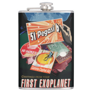 Visit First Exoplanet Found Outside Solar System  Hip Flask
