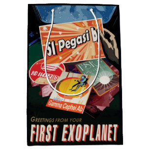 Visit First Exoplanet Found Outside Solar System Medium Gift Bag