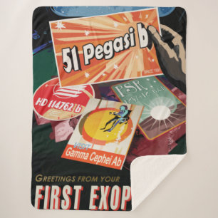 Visit First Exoplanet Found Outside Solar System Sherpa Blanket