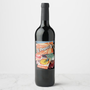 Visit First Exoplanet Found Outside Solar System Wine Label
