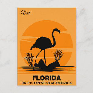 Visit Florida, travel poster, Postcard