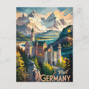 Visit Germany Postcard