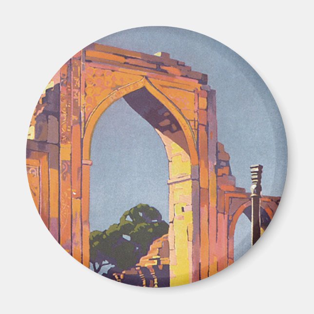 Visit India ~ Delhi Magnet (Front)