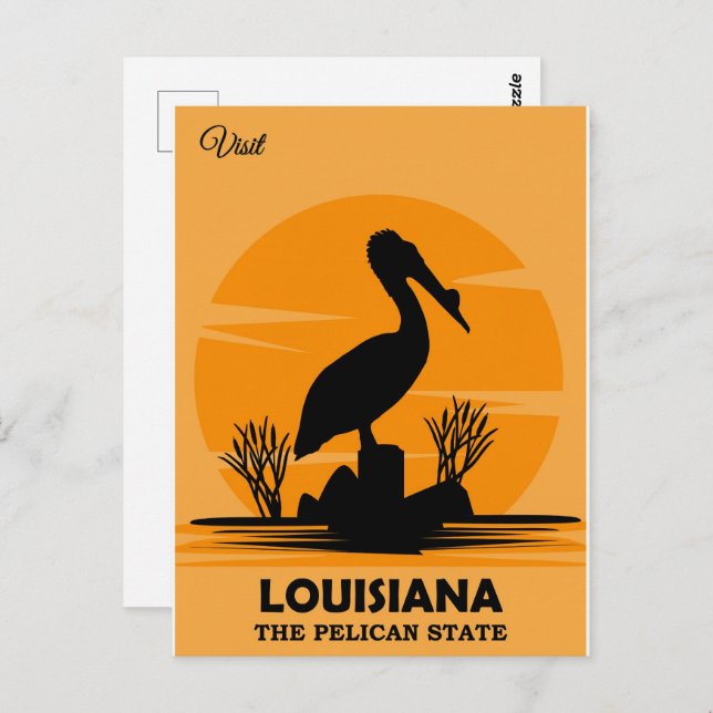 Visit Louisiana, The Pelican State, Postcard (Front/Back)