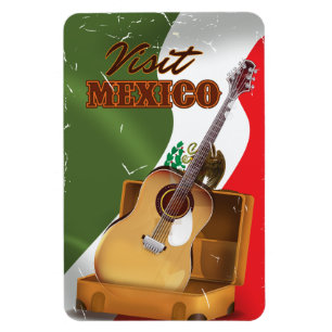 Visit Mexico vintage travel poster Magnet