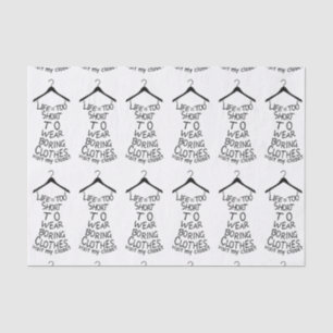 Visit My Closet White Tissue Paper Clothes
