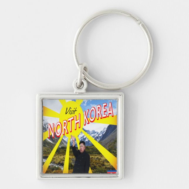 Visit North Korea Keychain (Front)