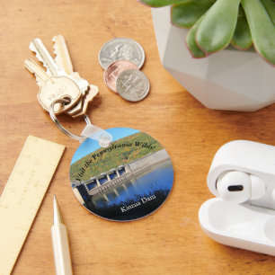 Visit PA Wilds Picturesque Souvenir Kinzua Dam Keychain