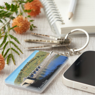 Visit PA Wilds Picturesque Souvenir Kinzua Dam Keychain