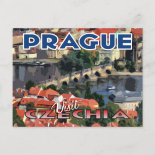 Visit... Prague, Czechia Postcard
