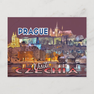 Visit... Prague, Czechia Postcard