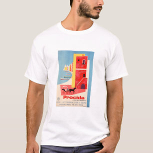Visit PROCIDA Naples Coast South ITALY ENIT Travel T-Shirt