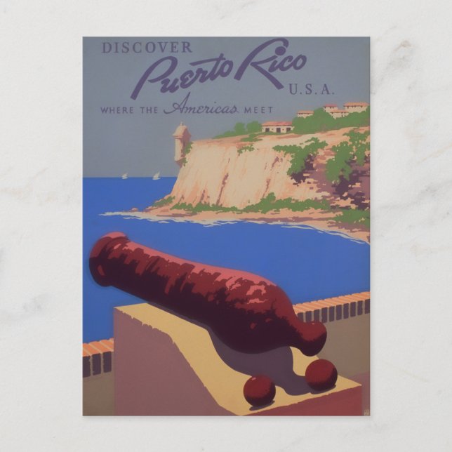 Visit Puerto Rico Postcard (Front)