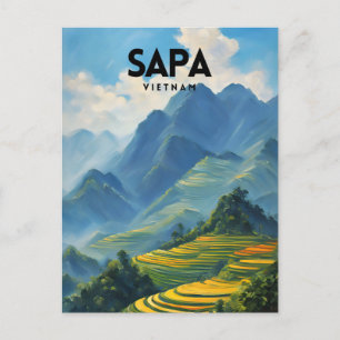 Visit Sapa Vietnam Postcard