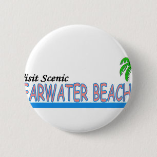 Visit Scenic Clearwater Beach 2 Inch Round Button