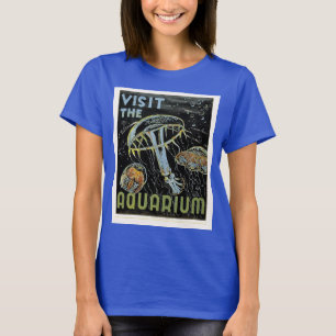 Visit the Aquarium - WPA Poster Jellies, Jellyfish T-Shirt