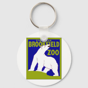 Visit the Brookfield Zoo ~ Vintage Zoo Keychain