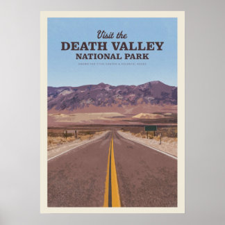 Visit the Death Valley National Park Poster