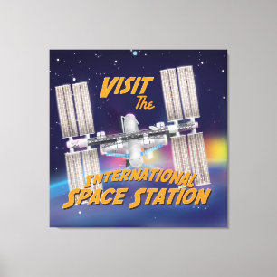 Visit the International Space Station Canvas Print